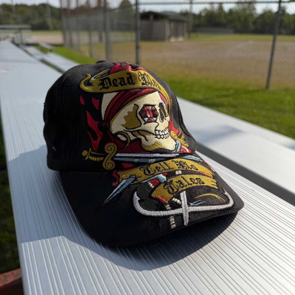 B+ Disney Pirates of the Caribbean Hat Dead Men Tell No Tales Skull Baseball Cap